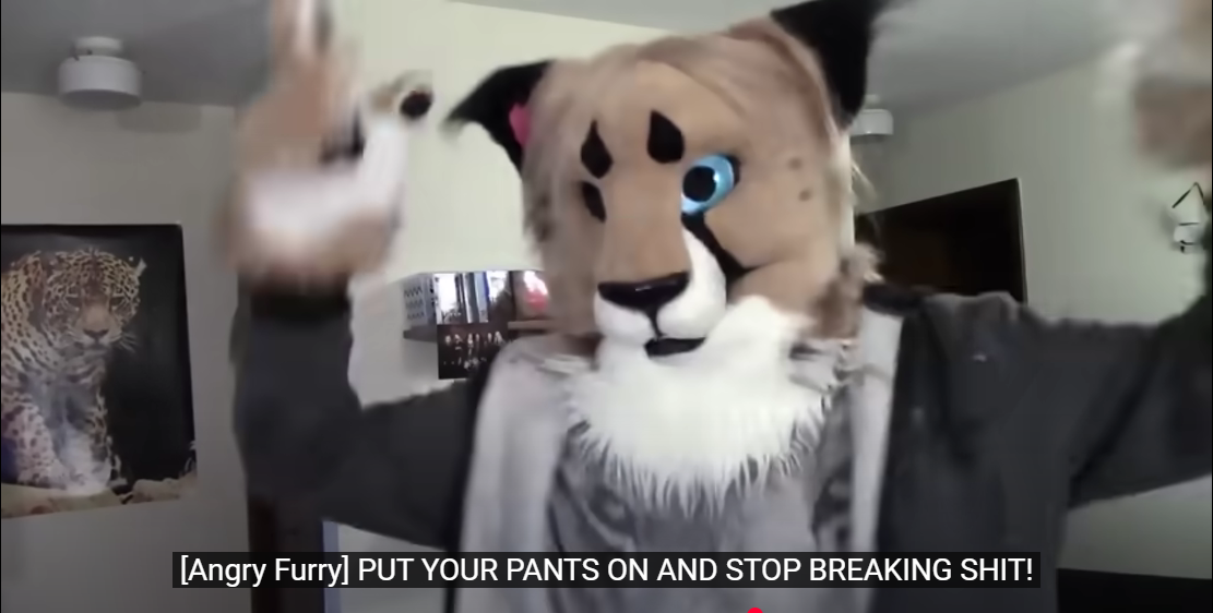 Angry Furry Blank Meme Template