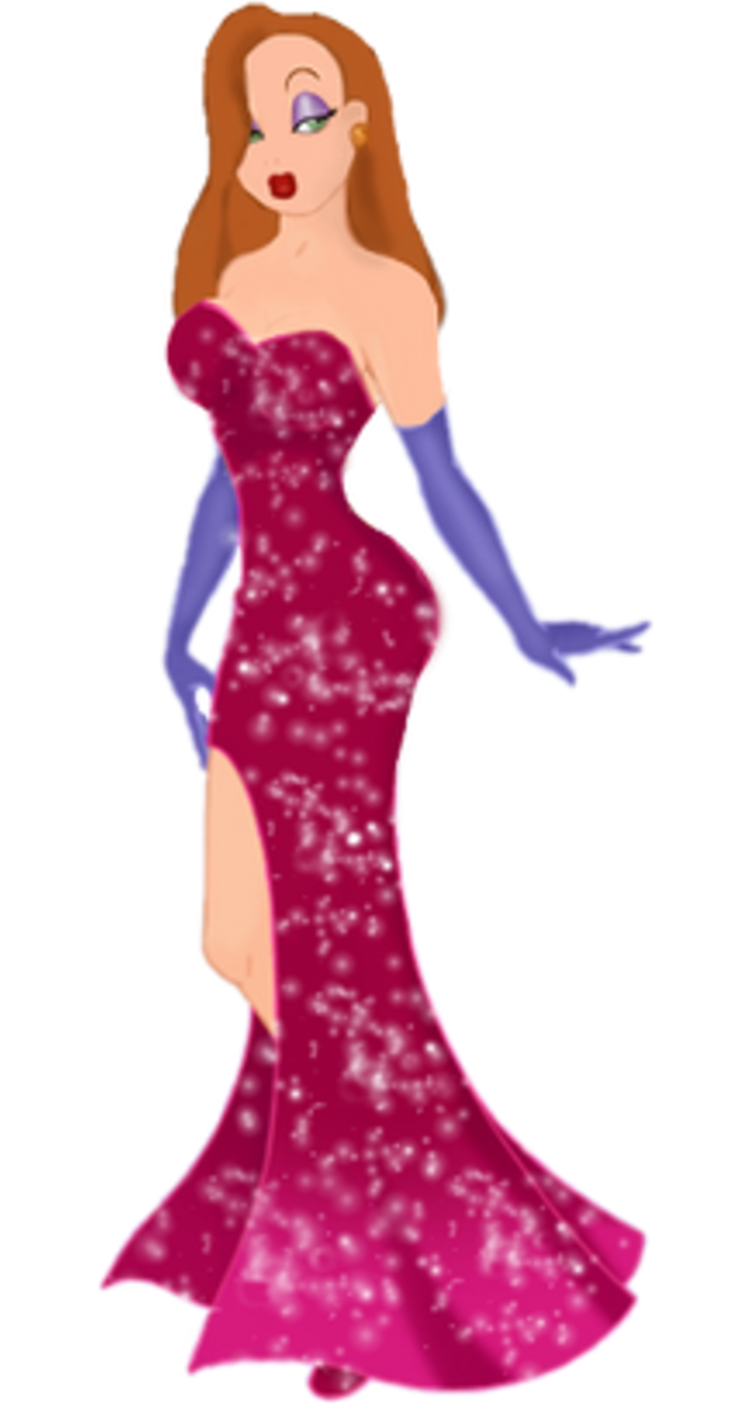 Unofficial Disney Princess - Jessica Rabbit Blank Meme Template
