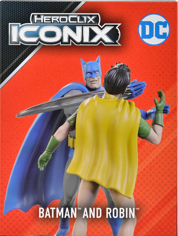 Batman slapping Robin heroclix Blank Meme Template