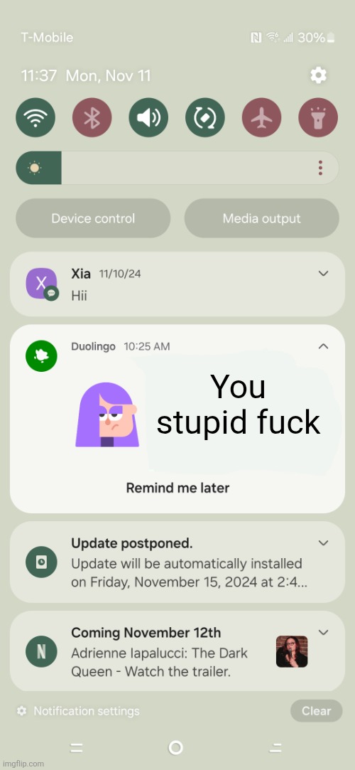 Some idea i had | You stupid fuck | made w/ Imgflip meme maker