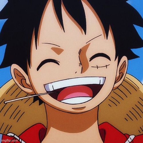 luffy happy | image tagged in luffy happy | made w/ Imgflip meme maker