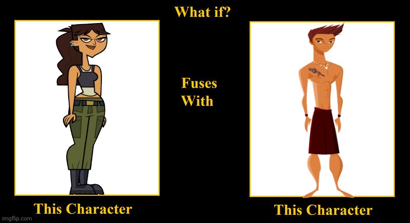 Axel Espinoza Fuses With Reef Lamp | image tagged in what if fuses,total drama,stoked,reef,axel,total drama island | made w/ Imgflip meme maker