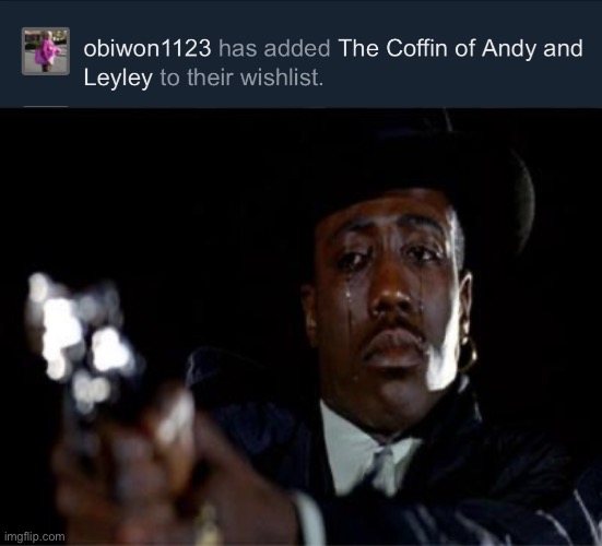 image tagged in crying wesley snipes | made w/ Imgflip meme maker