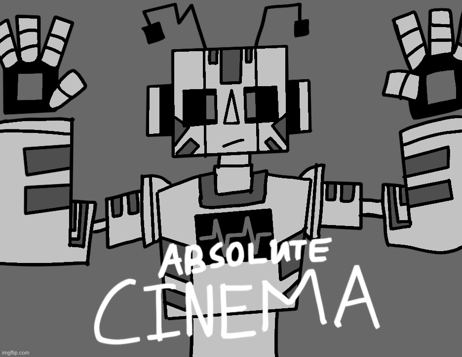 Absolute Cinema redraw | made w/ Imgflip meme maker