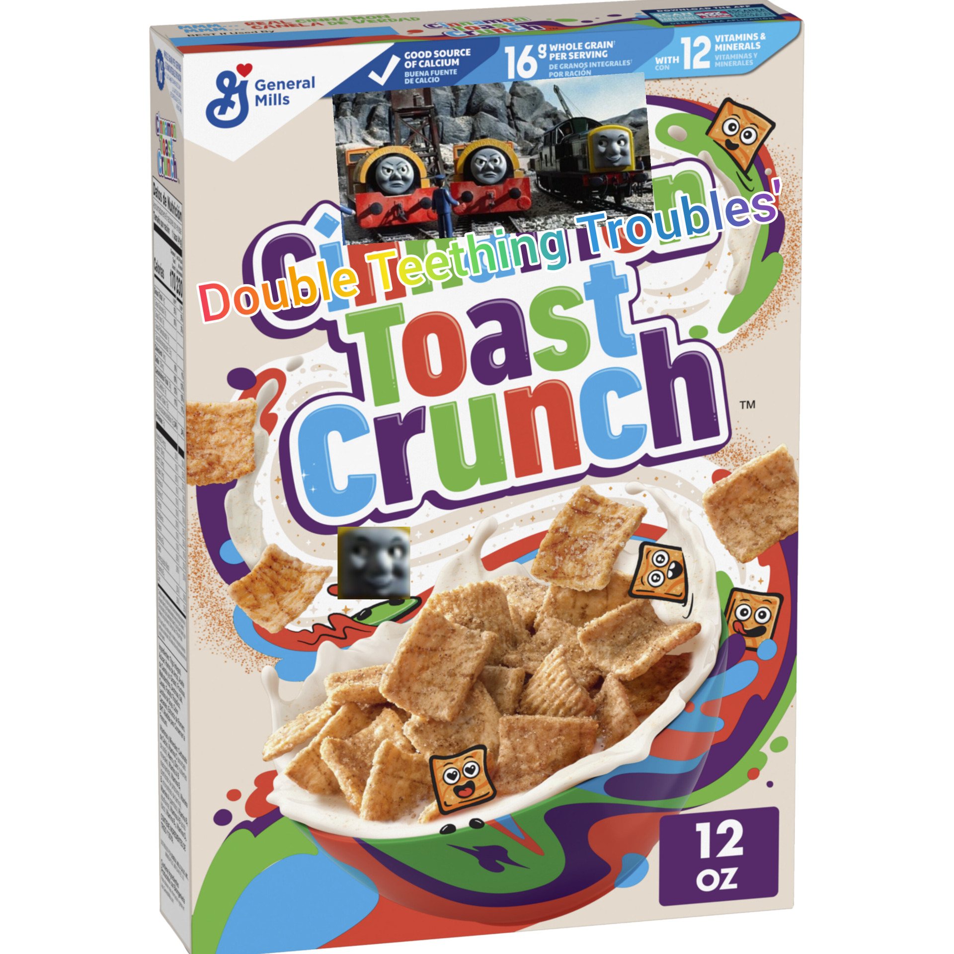 Double Teething Troubles' Toast Crunch Blank Meme Template