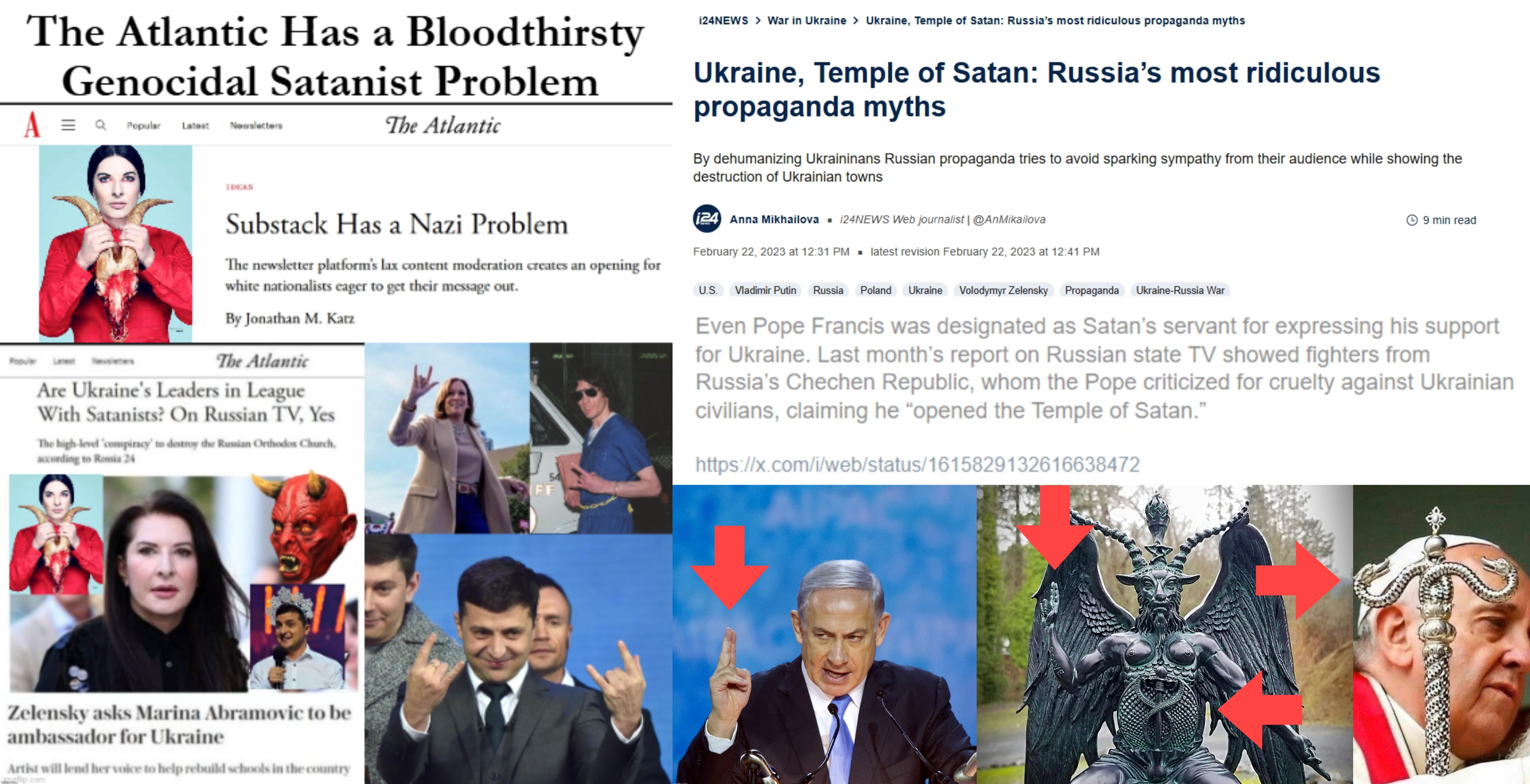 I retort; you deride . . .  Kanye's New Song? | image tagged in israel,ukraine,satanism,kanye west,palestine,disney | made w/ Imgflip meme maker