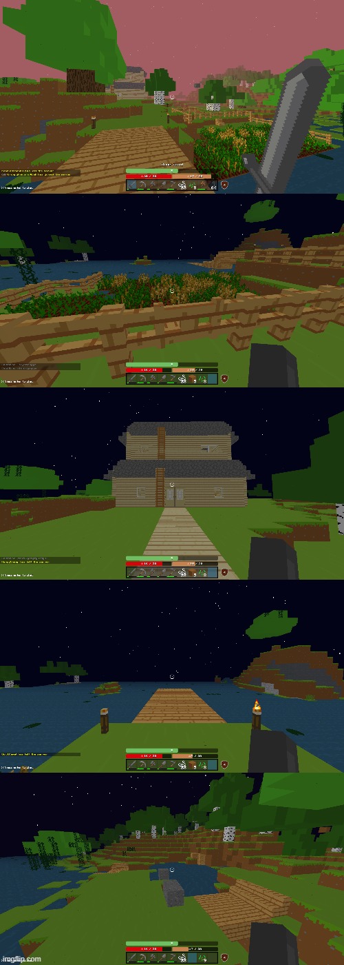 rate some of the stuff I build (game: miniblox) | image tagged in minecraft,miniblox,house,screenshots | made w/ Imgflip meme maker