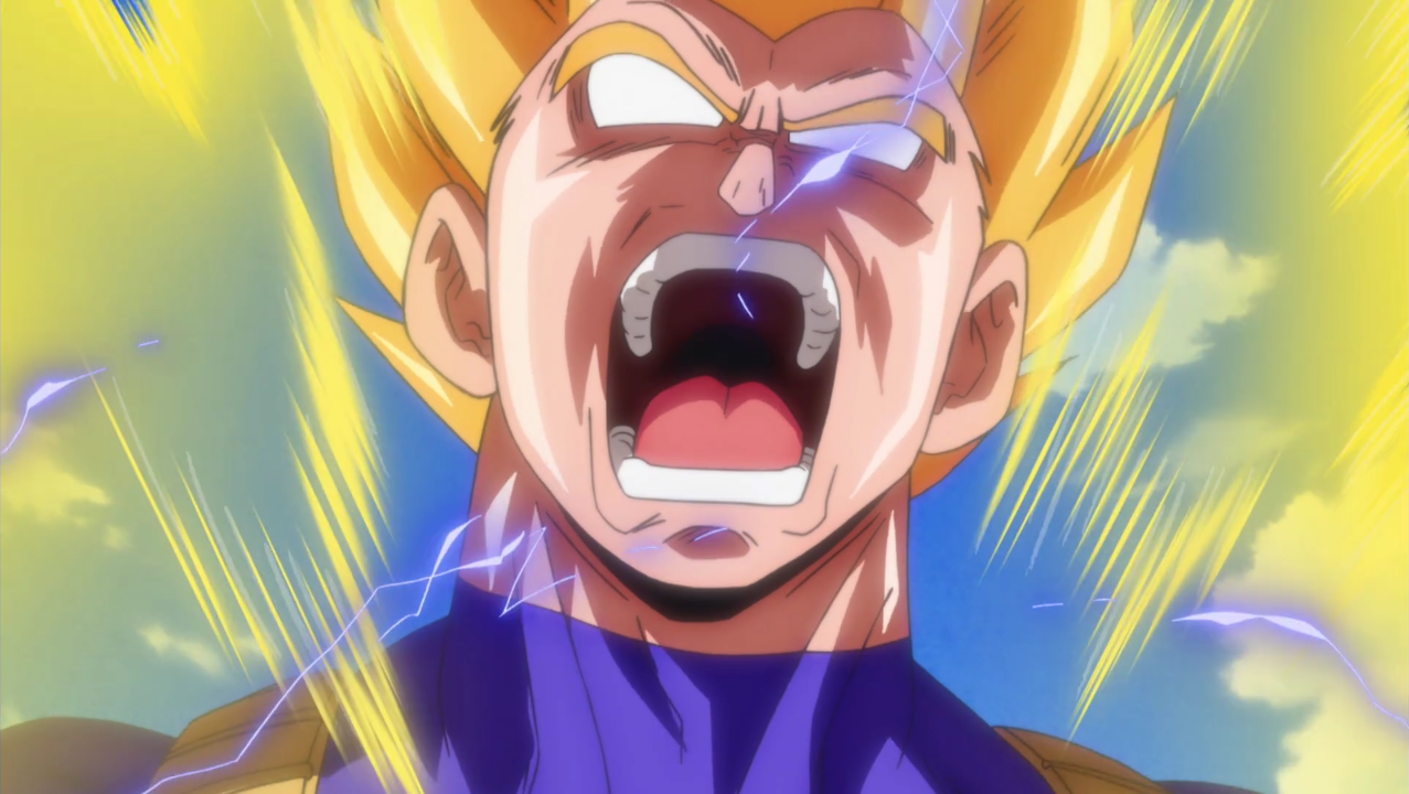 super Saiyan rage Blank Meme Template