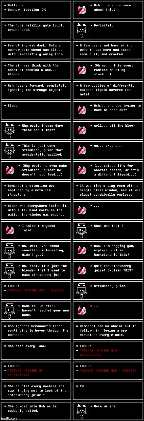 Strawberry juice? (Chapter 27, Day [?]) | image tagged in undertale,understream,textbox,lore,torture,machine | made w/ Imgflip meme maker
