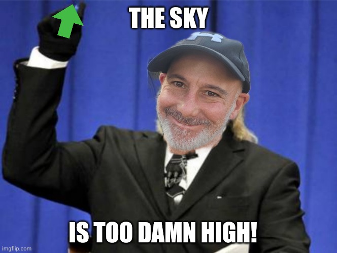 THE SKY IS TOO DAMN HIGH! | made w/ Imgflip meme maker
