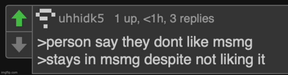 MSMG haters | image tagged in msmg haters | made w/ Imgflip meme maker