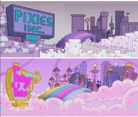 Fairy World vs Pixie Inc Blank Meme Template