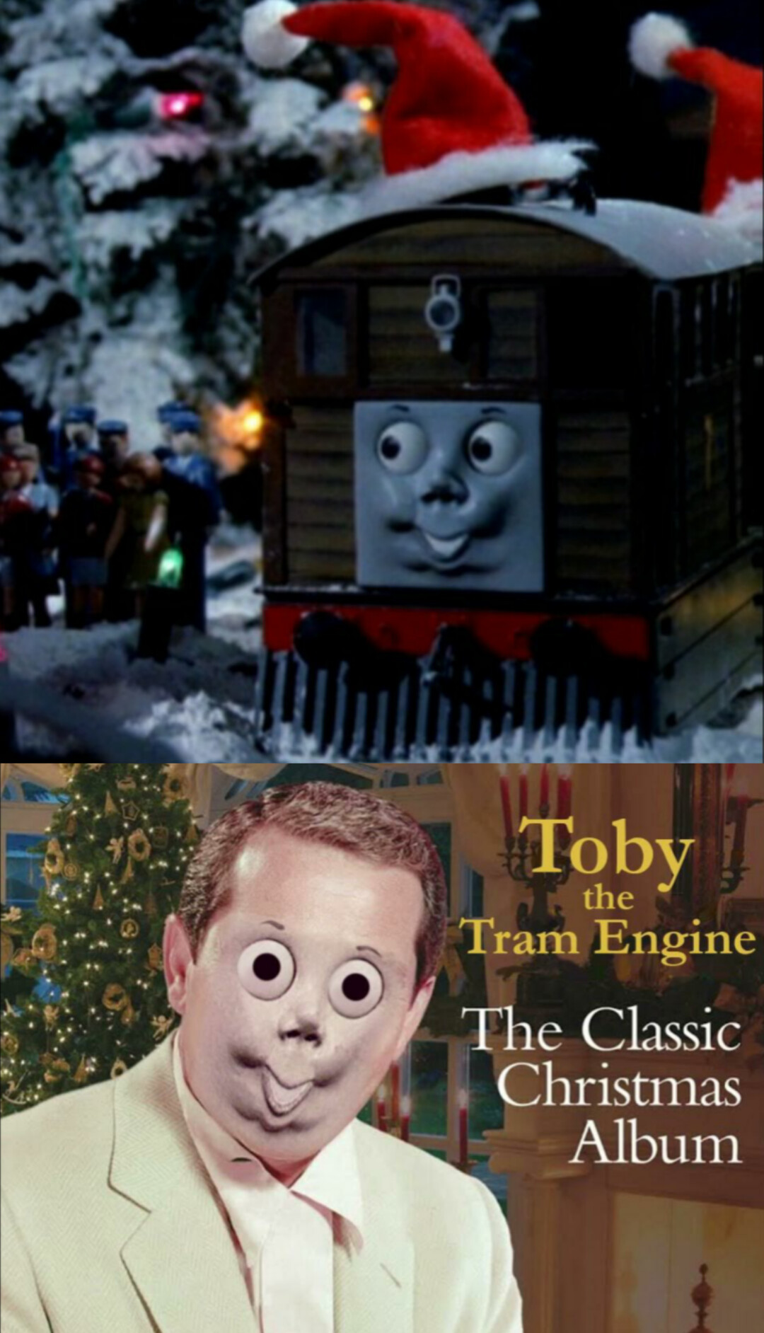 Emotionally It's Beginning to Look a Lot Like Toby Blank Meme Template