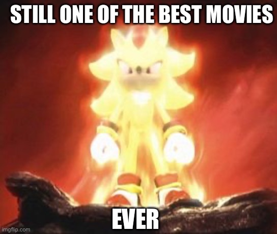 Super Shadow | EVER STILL ONE OF THE BEST MOVIES | image tagged in super shadow | made w/ Imgflip meme maker