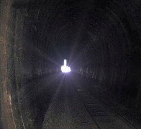 Light at the End of The Tunnel Blank Meme Template