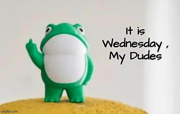 A Tradition at other Meme sites | image tagged in frog,pepe,it is wednesday my dudes,tradition,so i got that goin for me which is nice | made w/ Imgflip meme maker
