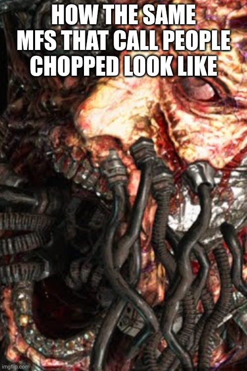 HOW THE SAME MFS THAT CALL PEOPLE CHOPPED LOOK LIKE | made w/ Imgflip meme maker