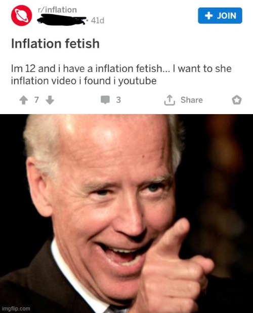 i hate inflation | image tagged in memes,smilin biden | made w/ Imgflip meme maker