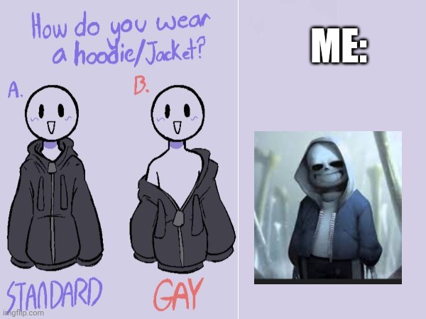 How i wear a hoodie? | ME: | image tagged in memes | made w/ Imgflip meme maker