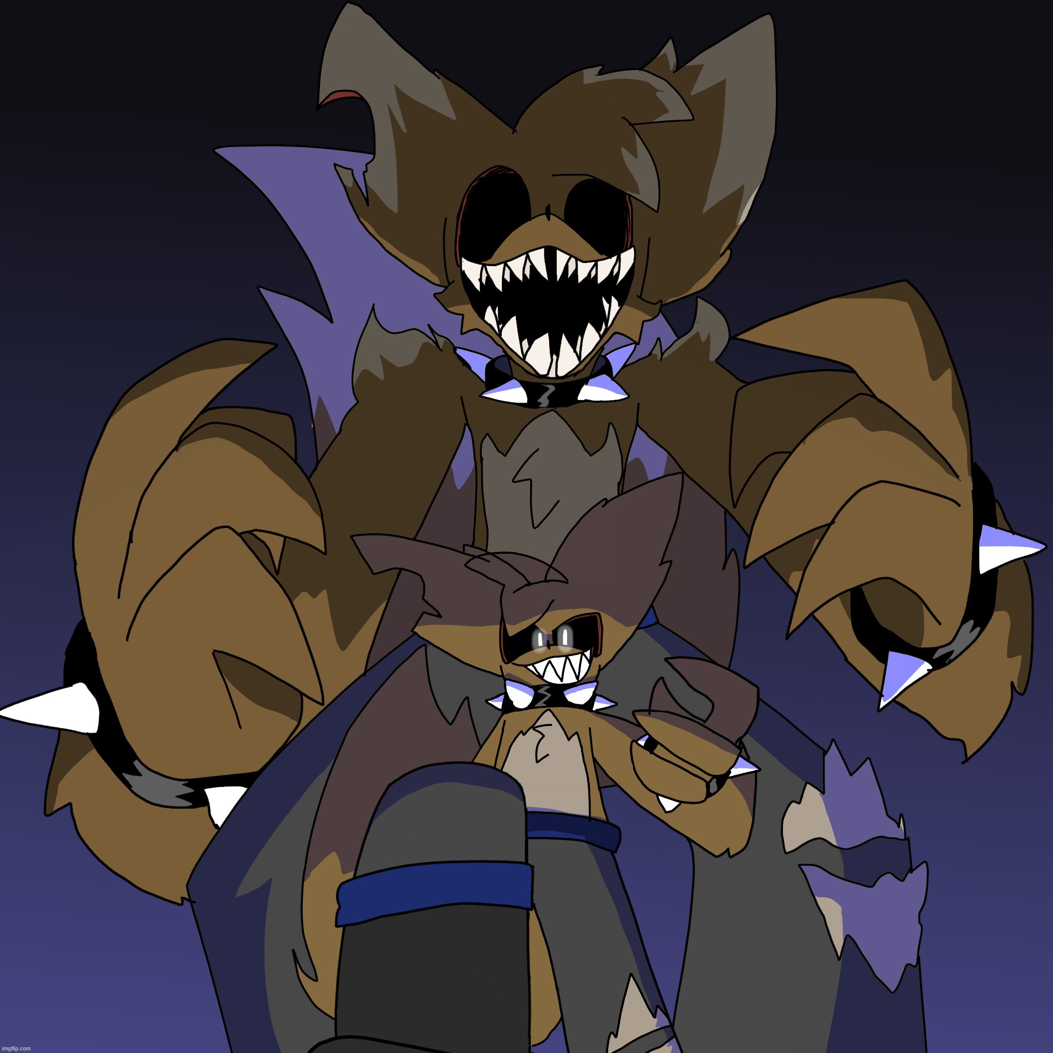 X | image tagged in he has shark teeth lmao | made w/ Imgflip meme maker