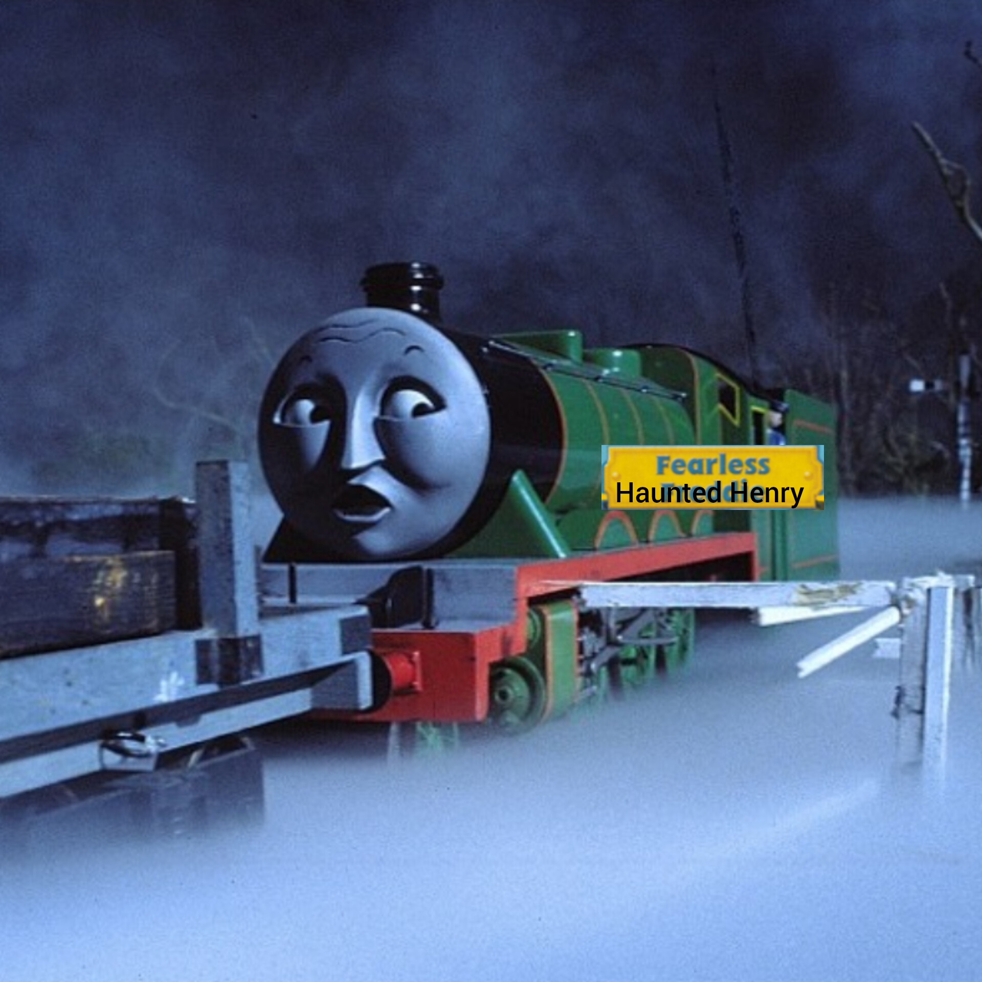 Fearless Haunted Henry Blank Meme Template