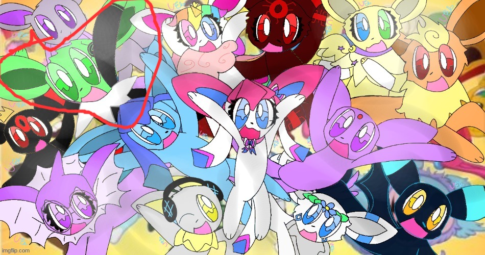 image tagged in eeveelution_squad banner | made w/ Imgflip meme maker