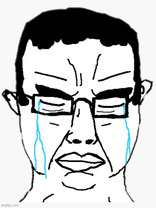 Crying Chud Blank Meme Template
