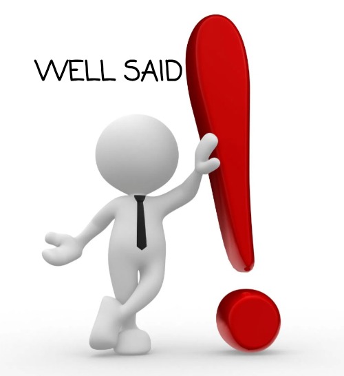 Emoji man with exclamation point | WELL SAID | image tagged in emoji man with exclamation point | made w/ Imgflip meme maker