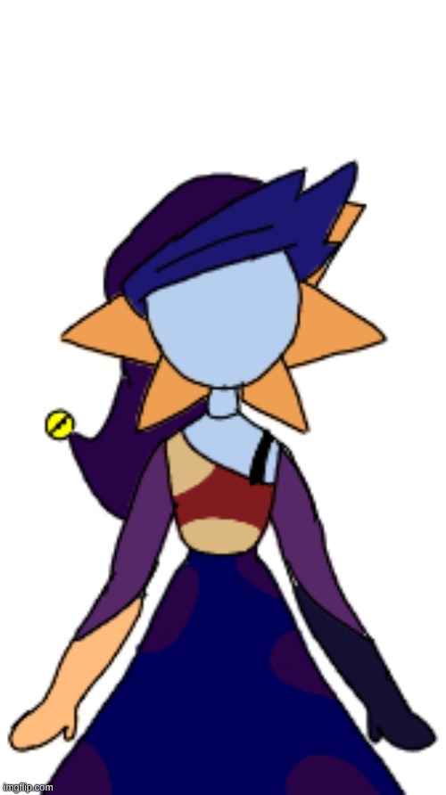 This is my FNAF SB OC Sunny and Midnight if they where in one body | image tagged in fnaf,oc,art,creepy | made w/ Imgflip meme maker