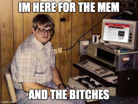 Now we are here | IM HERE FOR THE MEM; AND THE BITCHES | image tagged in memes,internet guide,its,been so long | made w/ Imgflip meme maker