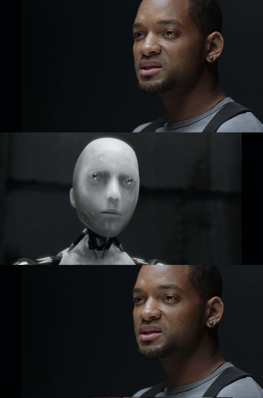 High Quality Will smith Sonny I Robot Blank Meme Template