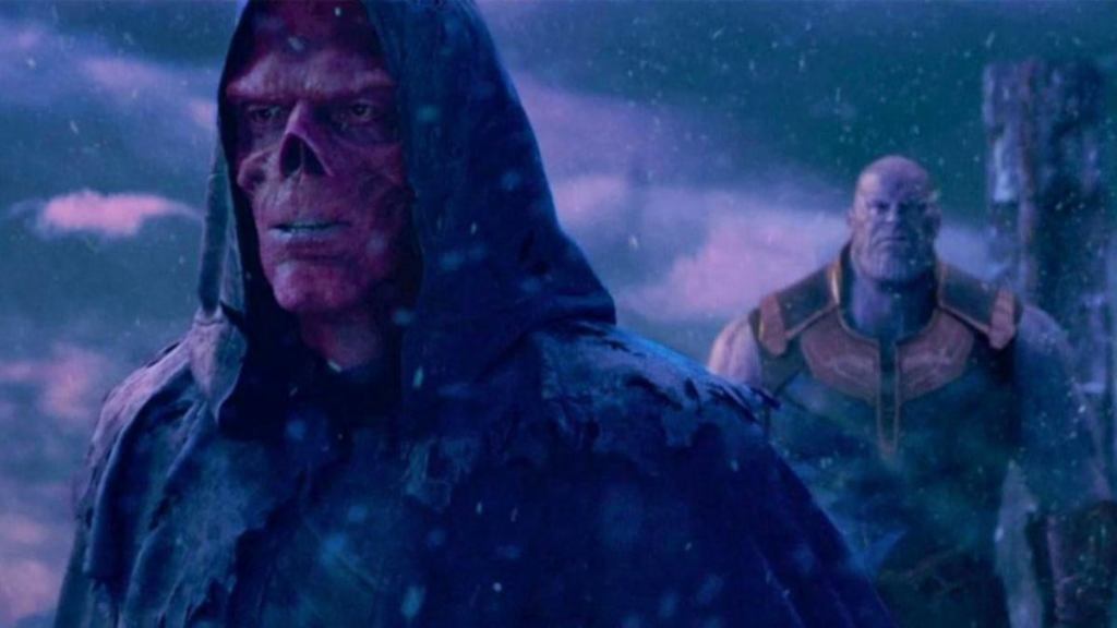 Red skull Blank Meme Template