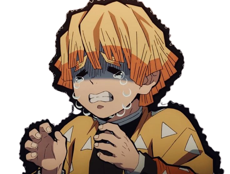 zenitsu crying Blank Meme Template
