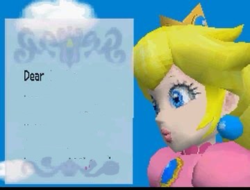 Dear Mario Blank Meme Template