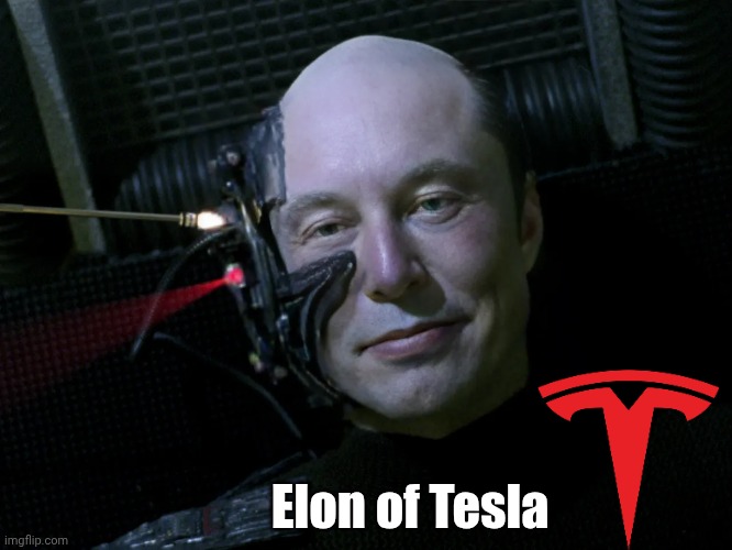 Elon of Borg | Elon of Tesla | image tagged in elon musk,musk,star trek,borg,face swap,picard | made w/ Imgflip meme maker