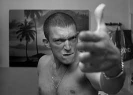 Why ts image small | image tagged in la haine finger gun | made w/ Imgflip meme maker