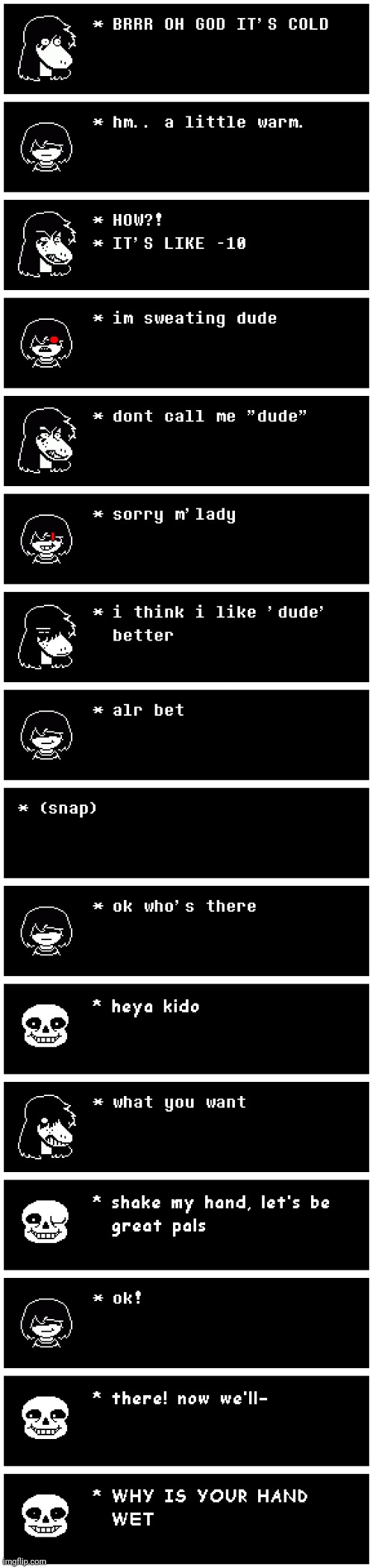 if kris deltarune was in undertale | image tagged in deltarune | made w/ Imgflip meme maker