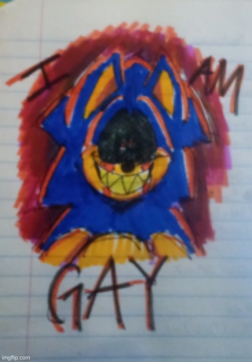heres some fanart for @rewritesonic <3 hope you enjoy :3 | image tagged in joke | made w/ Imgflip meme maker