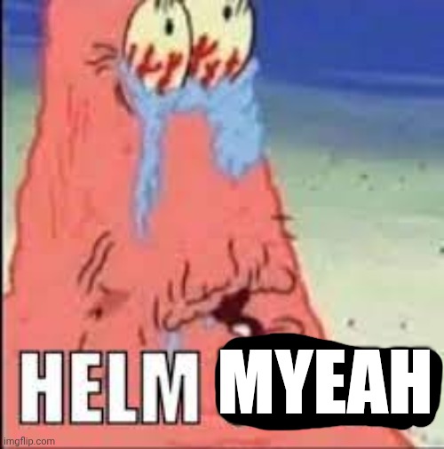 HELM GNAW | MYEAH | image tagged in helm gnaw | made w/ Imgflip meme maker