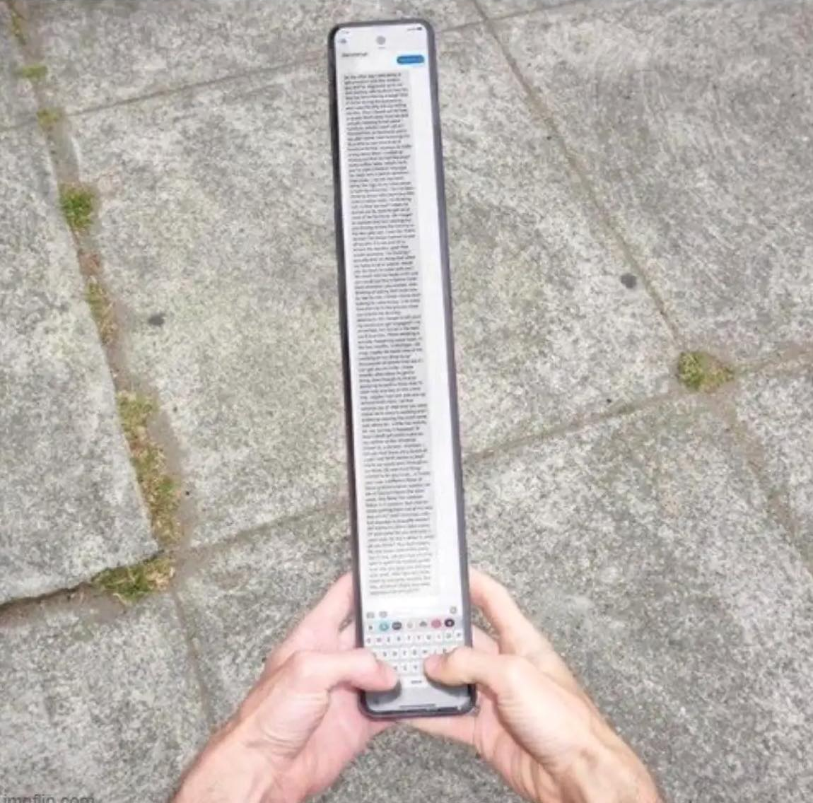 Long Text Blank Meme Template