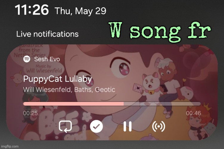 W song fr | made w/ Imgflip meme maker