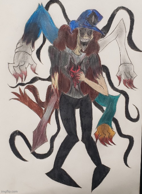 Supreme R ('25 Retake) | image tagged in mario's madness,ocs,exe,drawing | made w/ Imgflip meme maker