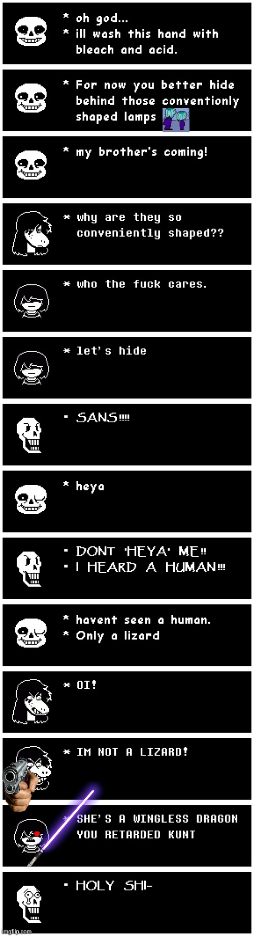 if kris deltarune was in undertale | image tagged in deltarune | made w/ Imgflip meme maker
