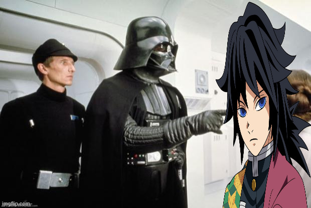vader scolds giyu Blank Meme Template