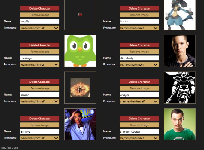 new character recruits, more coming soon | image tagged in hi | made w/ Imgflip meme maker