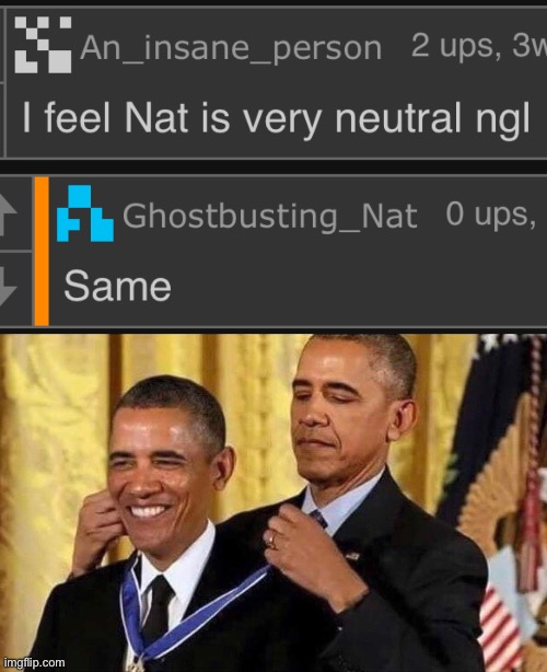 image tagged in obama medal | made w/ Imgflip meme maker