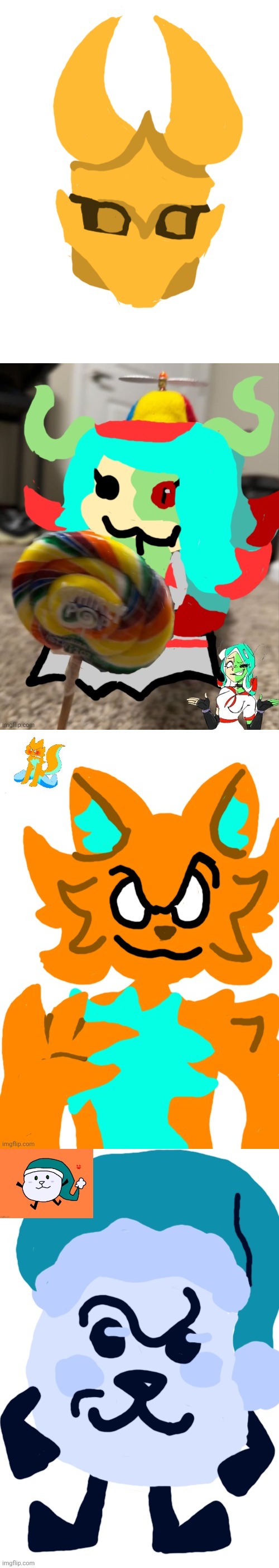 Stuff from the OC finger drawings, though these turned out pretty good, tell me your favorite! | made w/ Imgflip meme maker