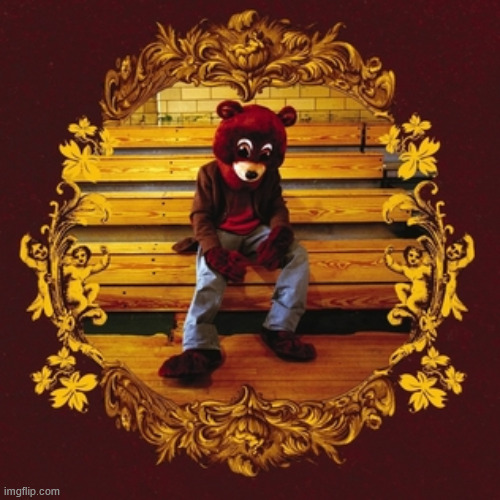 the college dropout | image tagged in the college dropout | made w/ Imgflip meme maker