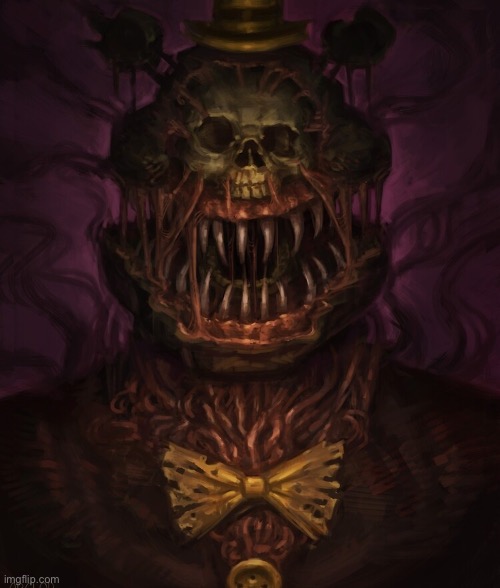 Toady’s nightmare fredbear announcement template | image tagged in toady s nightmare fredbear announcement template | made w/ Imgflip meme maker