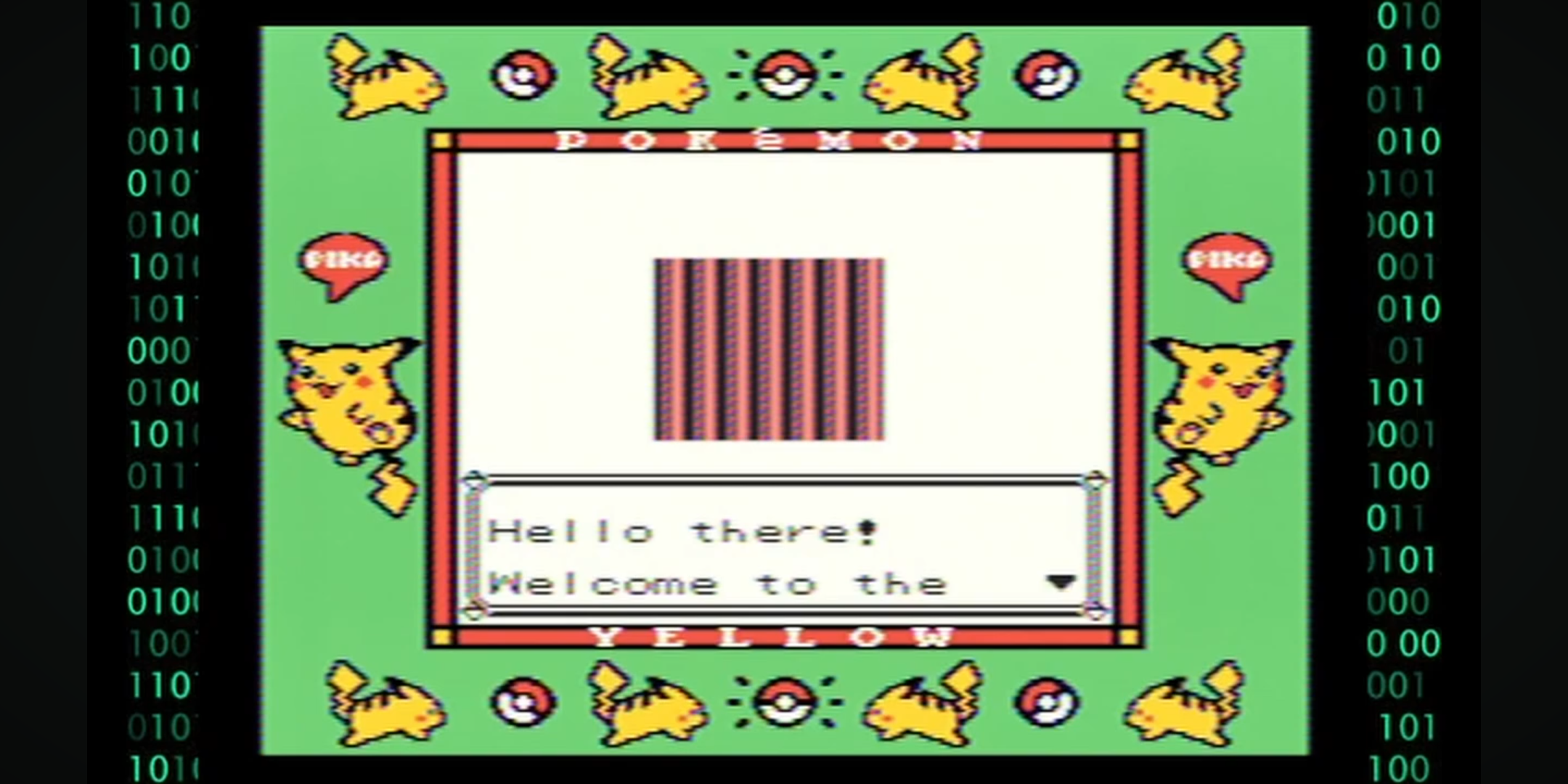 Pokemon yellow glitch Blank Meme Template